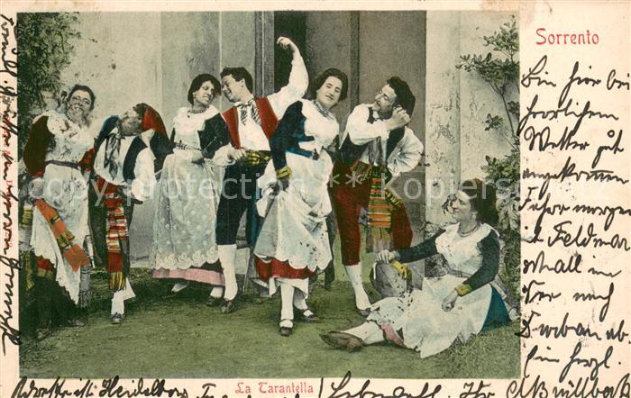 Sorrento  Sorrent Campania Italia La Tarantella