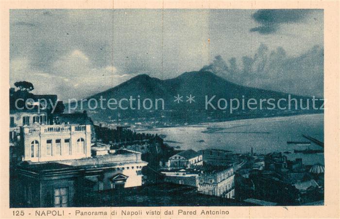 Napoli Neapel IT Panorama visto dal Pared Antonino
