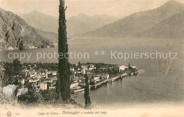 Menaggio Lago di Como e veduta del lago