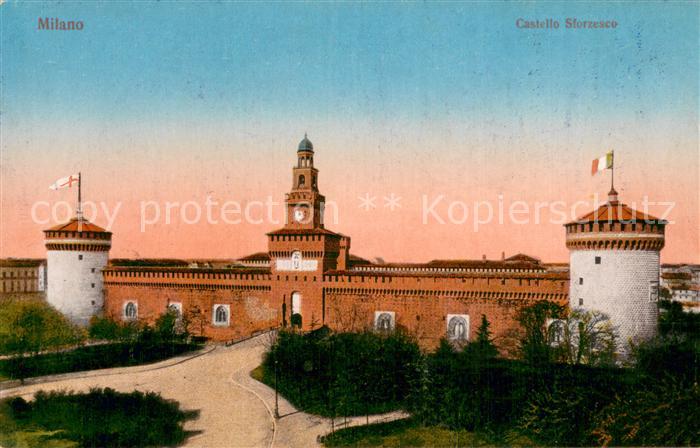 Milano Mailand IT Castello Sforzesco