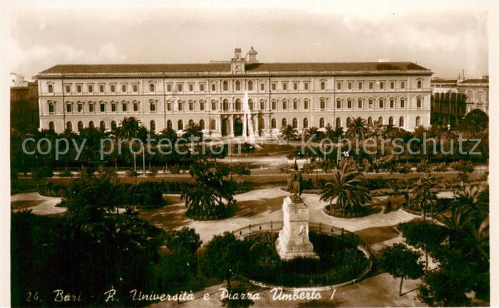Bari Puglia Universita e Piazza Umberto