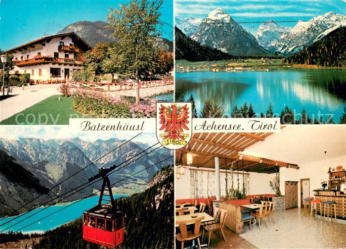 Achensee Pension Batzenhaeusl Gaststube Seilbahn Seepartie