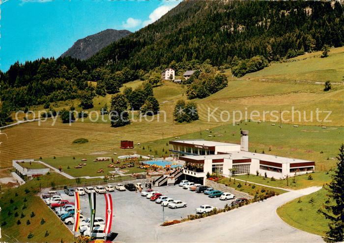 Bleiberg Thermal Hallen Freibad Fliegeraufnahme