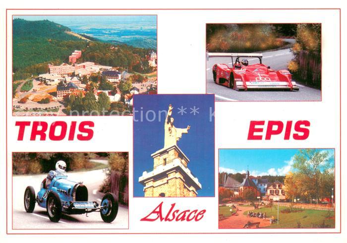 Trois Epis Haut Rhin Elsass Station climatique Vue aerienne Course de Cote Annue