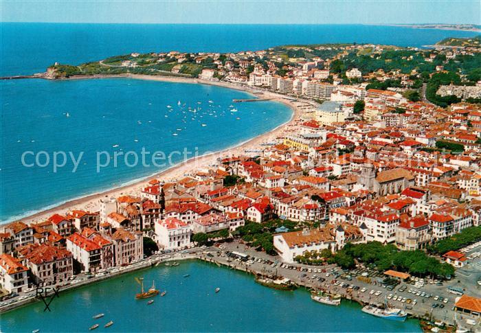 Saint-Jean-de-Luz Vue aerienne Le Port