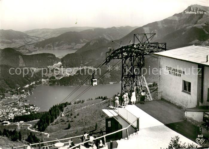 St Gilgen Wolfgangsee Zwoelferhorn Seilbahn Panorama