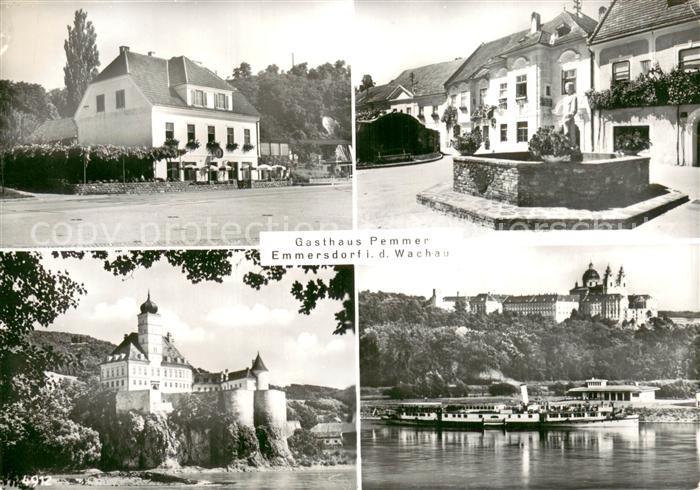 Emmersdorf Wachau Gasthaus Pemmer Brunnen Schloss Panorama
