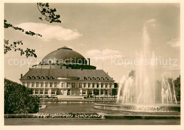 HANNOVER  CITY Erste BUGA Hannover 1951 Sommertag im Stadthallengarten