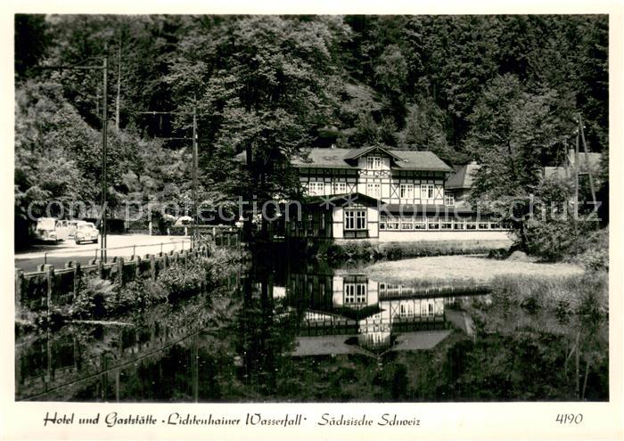 Lichtenhain Sebnitz Hotel Gaststaette Lichtenhainer Wasserfall