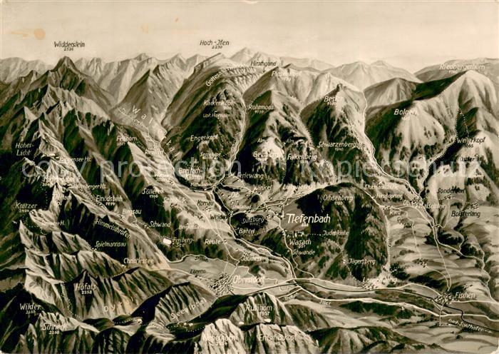 Oberstdorf Panoramakarte