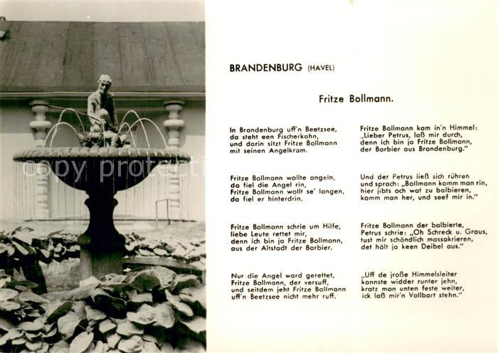 Brandenburg  Havel Brunnen