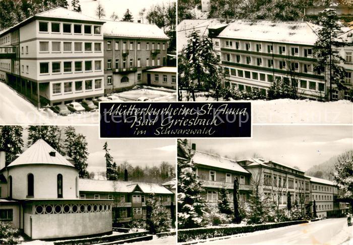 Bad Griesbach Schwarzwald  Muetterkurheim St Anna Details
