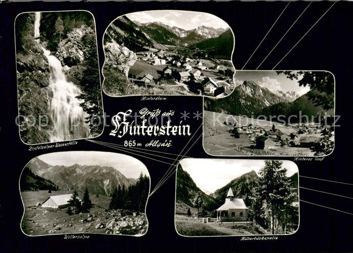 Hinterstein Bad Hindelang Zipfelsalper Wasserfaelle Hinterstein Hinteres Dorf Wi