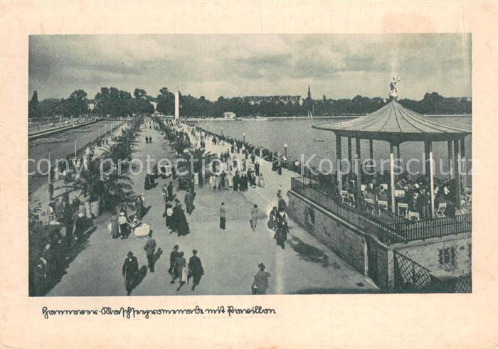 HANNOVER  CITY Maschseepromenade mit Pavillon