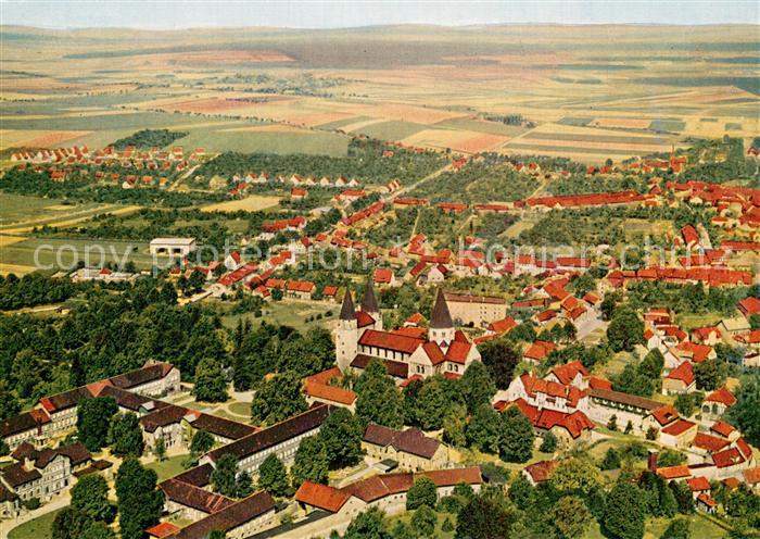 Koenigslutter Elm Fliegeraufnahme mit Stiftskirche