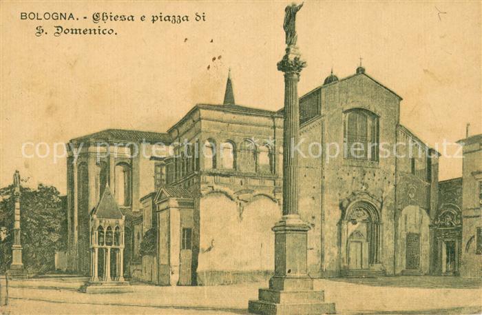 Bologna Chiesa e Piazza di S. Domenico