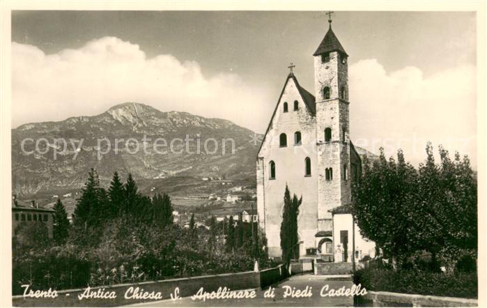 Trento Trentino-Alto Adige IT Antica Chiesa S. Apollinare di Piedi Castello