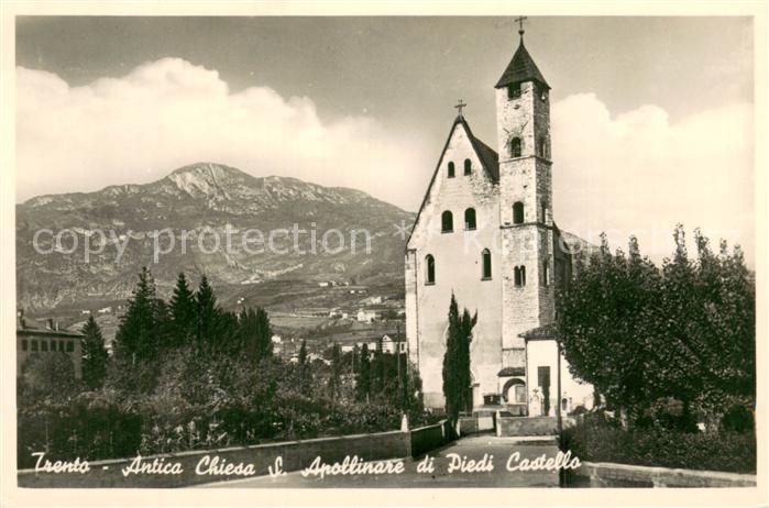 Trento Trentino-Alto Adige IT Antica Chiesa S. Apollinare di Piedi Castello