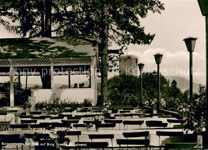 Kreiensen Burggaststaette Greene m. Burg Greene - Terrasse