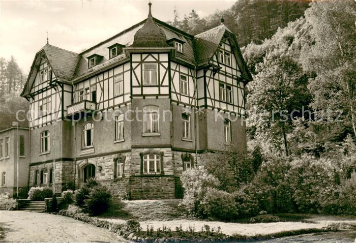 Thal Ruhla FDGB-Erholungsheim am Schossberg Fachwerkstil