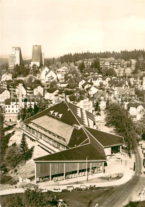 Oberhof  Thueringen Blick v. FDGB-Erholungsheim Rennsteig