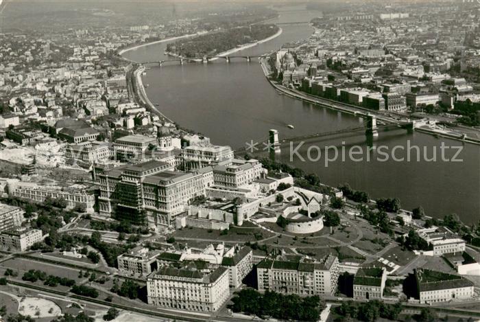 Budapest HU Fliegeraufnahme Panorama m. Donau