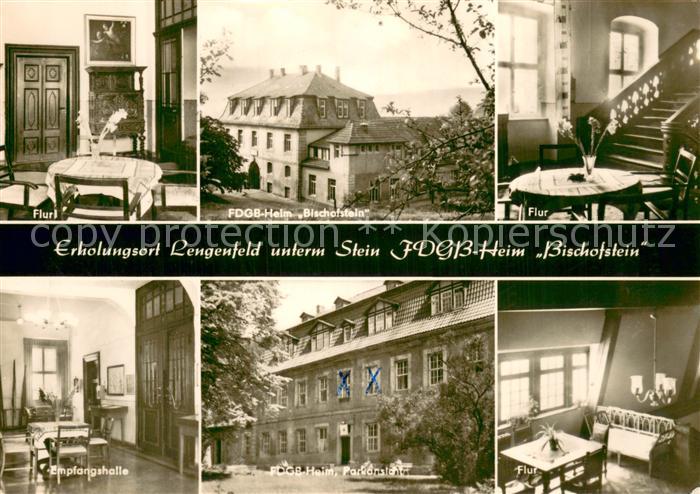 Lengenfeld Stein FDGB-Heim Bischofstein - Empfangshalle Flur