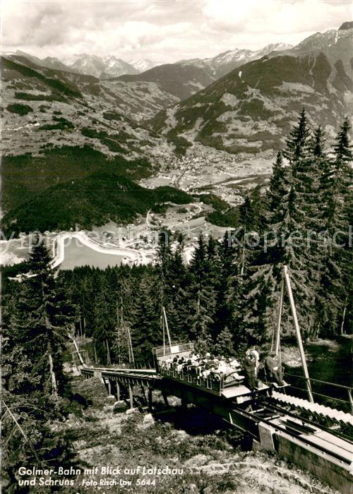 Latschau Tschagguns AT Golmer-Bahn m. Latschau u. Schruns