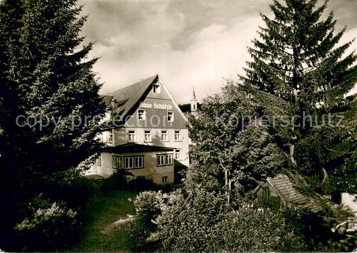Schoenwald Schwarzwald Pension Haus Schaetzle Aussenansicht