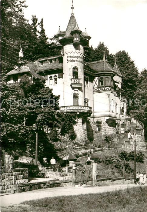 Rathen Saechsische Schweiz Erholungsheim Friedensburg Aussenansicht