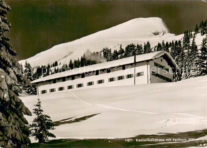 Oberstdorf Kanzelwandhaus m. Fellhorn Winter Schnee