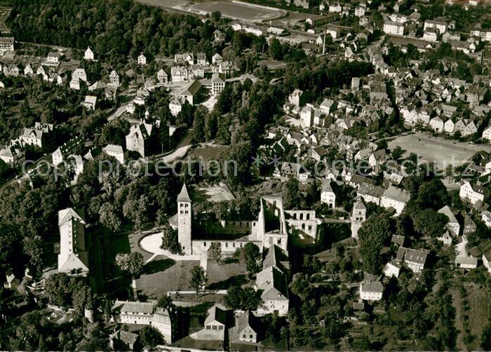 Bad Hersfeld Fliegeraufnahme Stiftsruine u. Stadt
