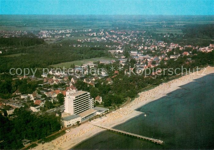 Timmendorfer Strand Fliegeraufnahme Strand u. Kurhaushotel Seeschloesschen