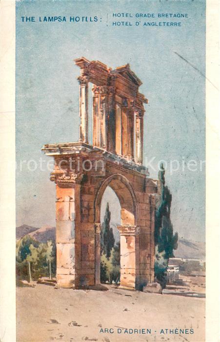 Athen Greece Arc d Adrien