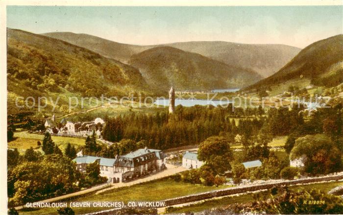 Glendalough Ireland Teilansicht