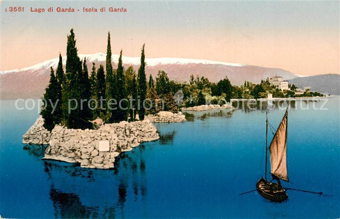 Isola di Garda Lago di Garda Panorama