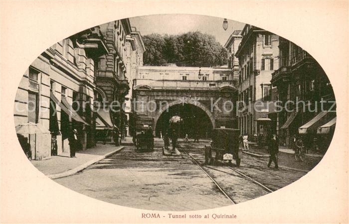 Roma  Rom IT Tunnel sotto al Quirinale