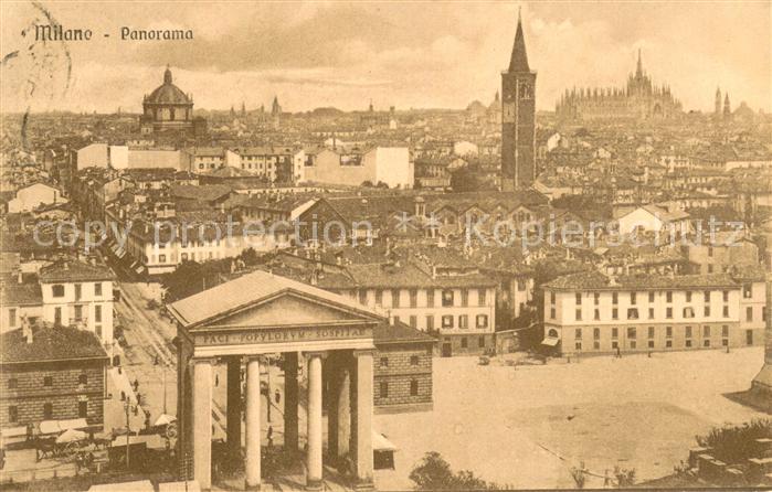 Milano Mailand IT Panorama