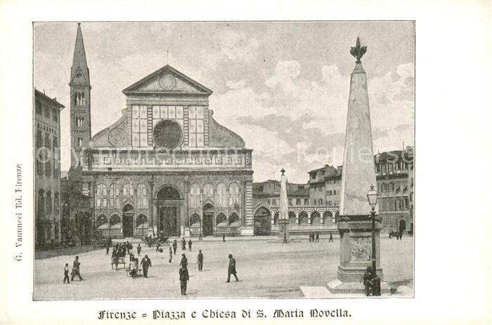 Firenze Florenz Pazza e Chiesa di Santa Maria Novella