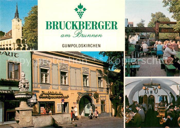 Gumpoldskirchen Niederoesterreich Weinhauer Bruckberger Freiterrasse Gaststube