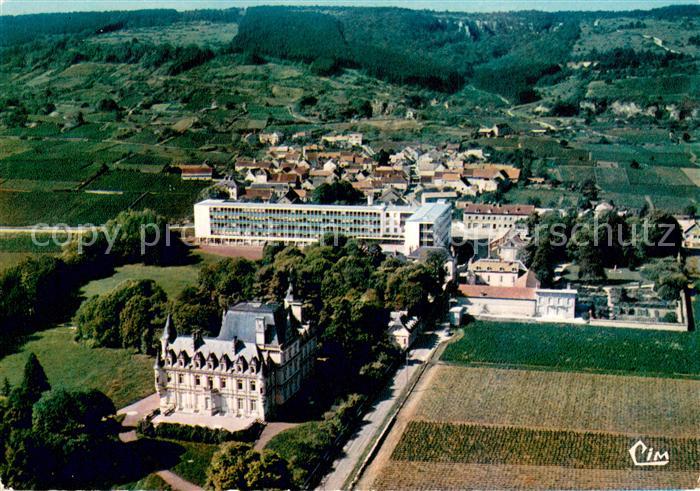 Brochon Vue aeriene Lycee d’Etat Chateau Liegeard