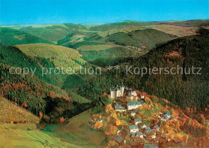 Lauenstein Oberfranken Burg Lauenstein Fliegeraufnahme