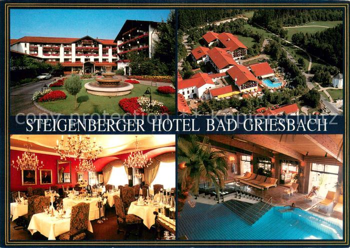 Bad Griesbach Rottal Steigenberger Hotel Fliegeraufnahme Gastraum Hallenbad