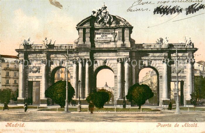 Madrid Spain Puerta de Alcala