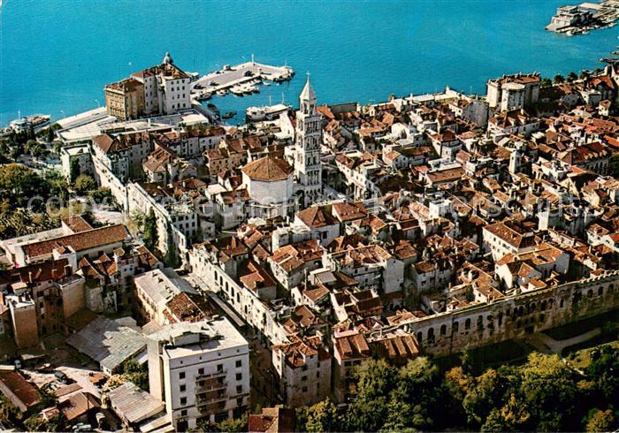 Split Spalato Fliegeraufnahme