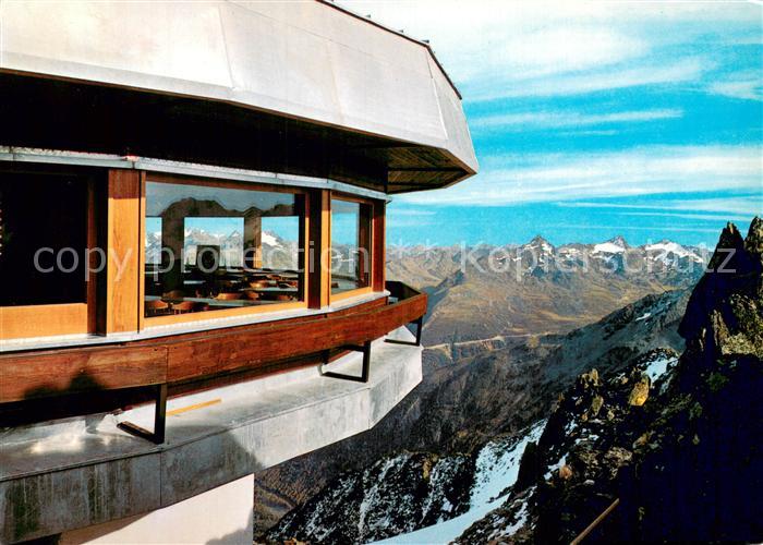 oetztal Tirol Gipfelrestaurant der Gaislachkogelbahn