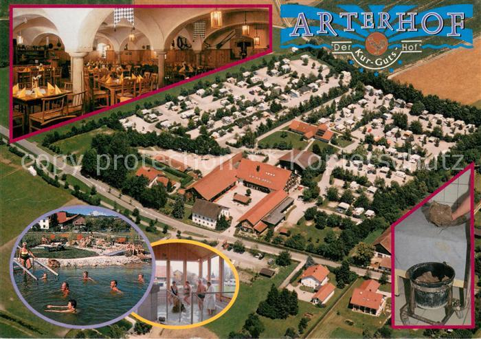 Bad Birnbach Arterhof Fliegeraufnahme Freibad Hallenbad Gastraum