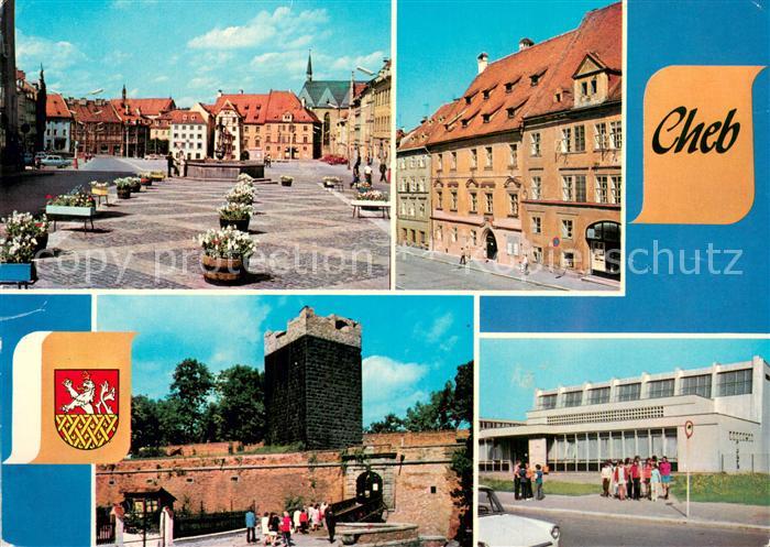 Cheb Eger Mestska pamatkova rezervace Nejznamejsi pamatkou Spalicek skupina kupe