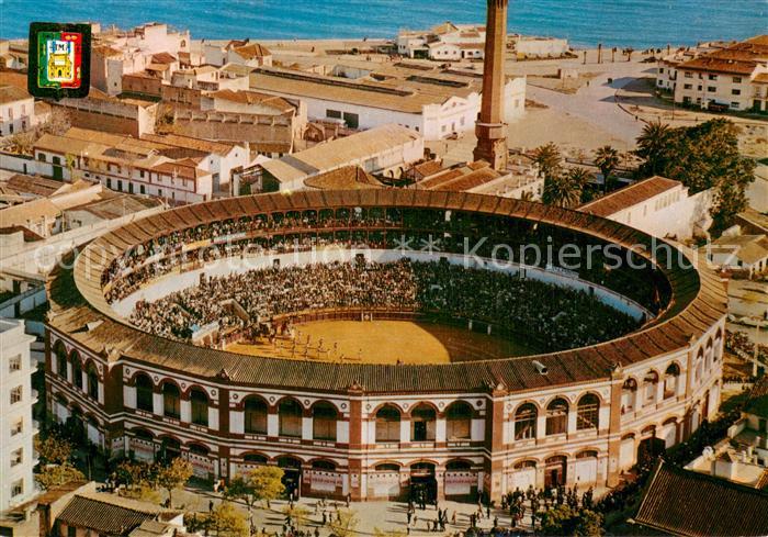 Malaga Andalucia Plaza de Toros La Malagueta vista aérea