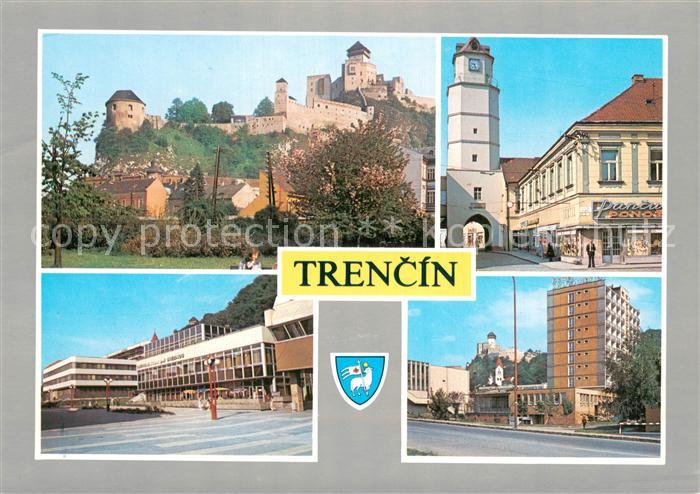 Trencin Trenciansky hrad Mestska brana Gastrocentrum pod Brezinou Hotel Laugaric